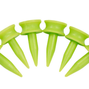 ECOTEES® Plastic Graduated Golf Castle Tees 27mm Bulk Bag 1000 Green